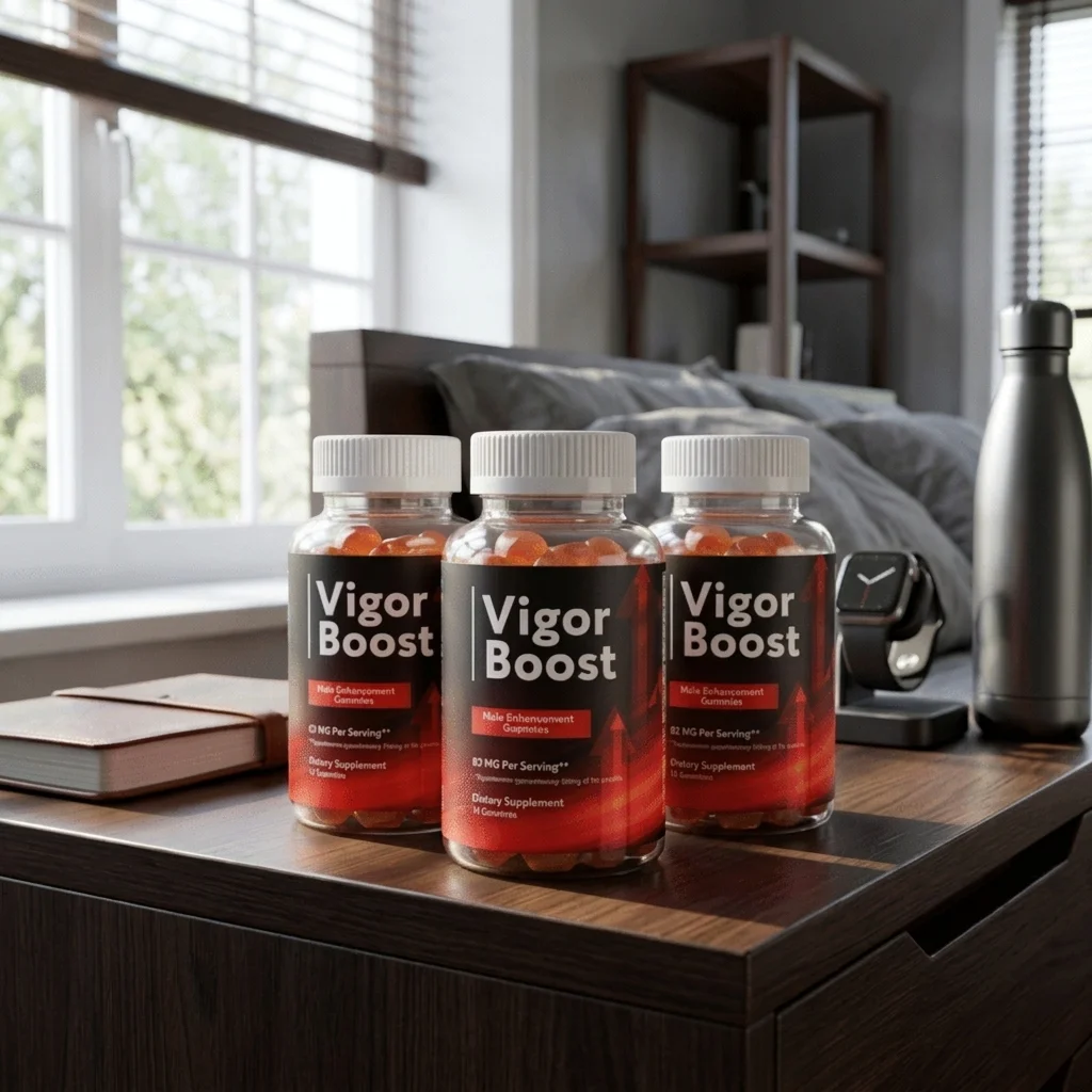 Vigor Boost dietary supplement bottles